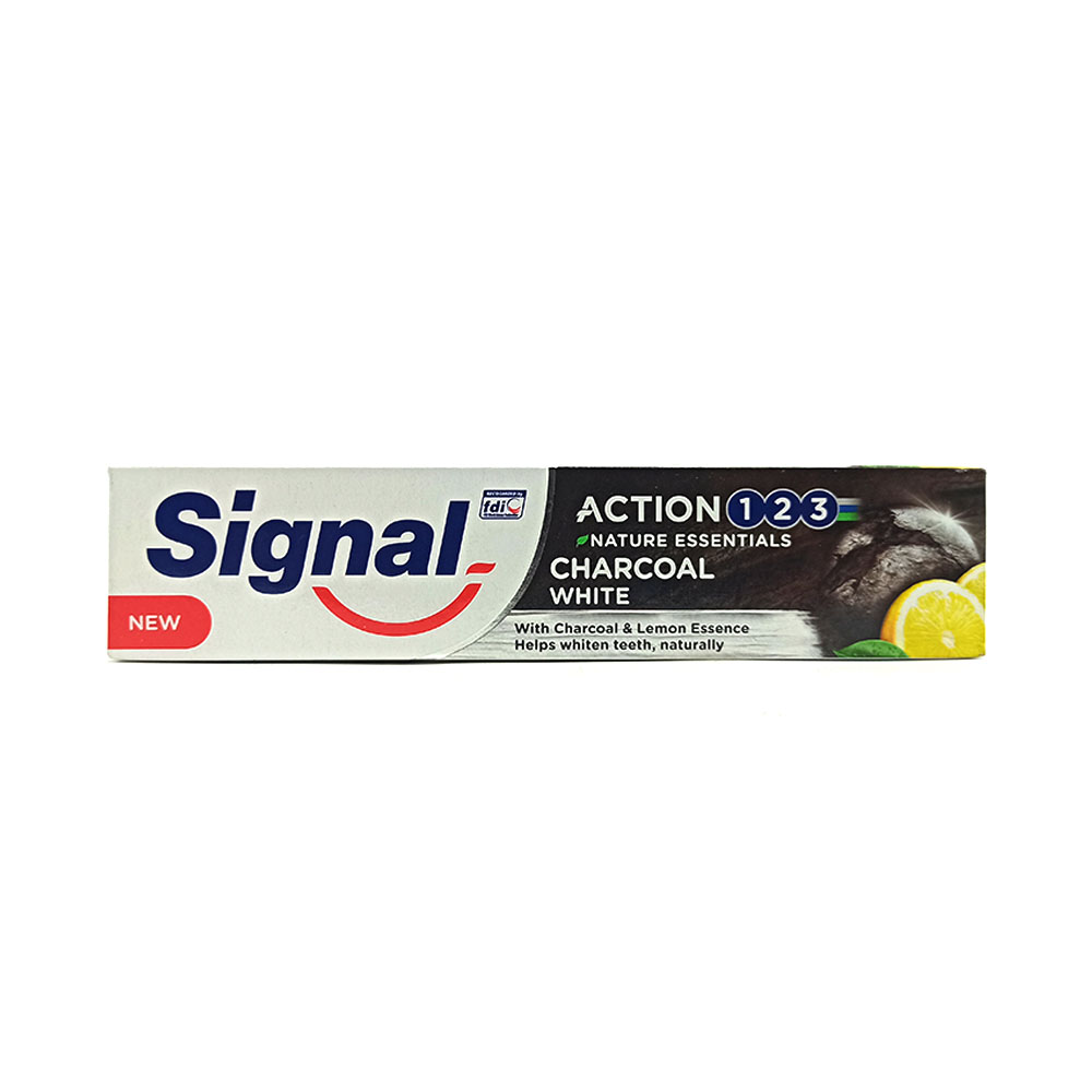 Signal Toothpaste Action 123 Charcoal White 160g